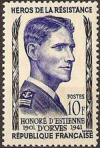 timbre N° 1101, Honoré d'Estienne d'Orves (1901-1941)
