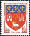 timbre N° 1182, Armoiries de Toulouse