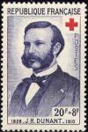 timbre N° 1188, Jean-Henri Dunant (1828-1910) - Croix rouge