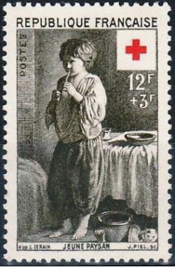  Croix rouge <br>Louis Le Nain «Jeune Paysan»