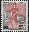 timbre N° 1216, Marianne à la nef