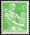 timbre N° 1231, Moissonneuse