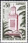 timbre N° 1238, Mosquée de Tlemcen en  Algérie
