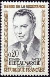 timbre N° 1248, Edmond Debeaumarché (1906-1959) héros de la résistance
