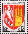 timbre N° 1353A, Armoiries des villes de province