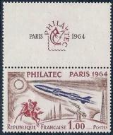 timbre N° 1422, Exposition philatélique internationale PHILATEC à Paris