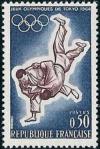 timbre N° 1428, Jeux olympiques de Tokyo