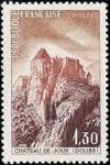 timbre N° 1441, Château de Joux (Doubs)