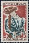 timbre N° 1445, Charles d'Orléans (1391-1465) poète 5ème centenaire de sa mort