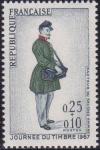 timbre N° 1516, Journée du timbre - Facteur du Second Empire