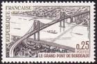 timbre N° 1524, Inauguration du grand pont de Bordeaux