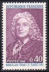 timbre N° 1558, Alain René Le Sage (1668-1747) écrivain