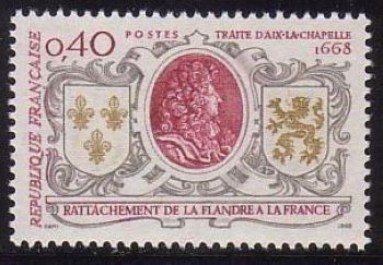  Tricentenaire du rattachement de la Flandre (traité d'Aix-la-Chapelle) 