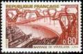 timbre N° 1583, Barrage de Vouglans (Jura)