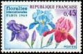 timbre N° 1597, Floralies internationales de Paris