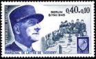 timbre N° 1639, Maréchal de Lattre de Tassigny - Armistice du 8 mai 1945