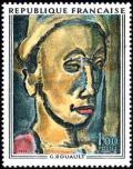 timbre N° 1673, Georges Rouault (1871-1958)  «Songe creux»