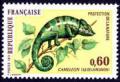 timbre N° 1692, Caméléon (ile de la Réunion)