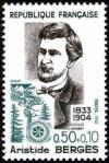 timbre N° 1707, Aristide Bergés (1833-1904)  industriel papetier et ingénieur hydraulicien