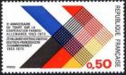 timbre N° 1739, Xème anniversaire du traité sur la coopération franco_allemande