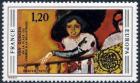 timbre N° 1841, Van Dongen «Femme à la balustrade» - Europa