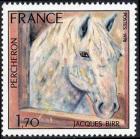 timbre N° 1982, Jacques Birr « Le Percheron »
