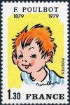 timbre N° 2038, Francisque Poulbot (1879-1946) 100ème anniversaire de sa naissance