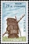 timbre N° 2042, Moulin de Steenvoorde (Nord)