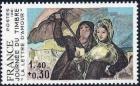 timbre N° 2124, Goya «La lettre d'amour» Journée du timbre
