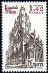 timbre N° 2132, Cathédrale Saint-Jean de Lyon «primatiale des Gaules»