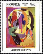 timbre N° 2137, Albert Gleizes (1881-1953) «Composition 1920-23»