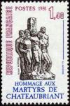 timbre N° 2177, Hommage aux Martyrs de Châteaubriant