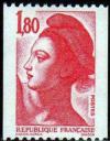 timbre N° 2223, Liberté d'après le tableau «La Liberté guidant le peuple» d' Eugène Delacroix