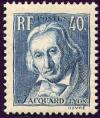 timbre N° 295, Joseph Marie Jacquard (1752-1834) inventeur du métier à tisser mécanique semi-automatique