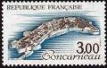 timbre N° 2254, Concarneau, remparts de la Ville-close