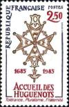 timbre N° 2380, Accueil des Huguenots 1685-1985