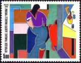 timbre N° 2414, Alberto Magnelli « Virginia »