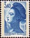 timbre N° 2425, Liberté d'après le tableau «La Liberté guidant le peuple»