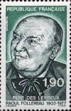 timbre N° 2453, Hommage à Raoul Follereau (1903-1977) « père » des lépreux