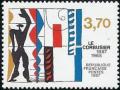 timbre N° 2470, Le Corbusier (1887-1965) architecte et urbaniste