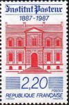 timbre N° 2496, Centenaire de l'institut Pasteur
