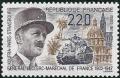 timbre N° 2499, Général Leclerc maréchal de France (1902-1947), Koufra-Paris-Strasbourg