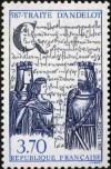 timbre N° 2500, 1400ème anniversaire du traité d'Andelot