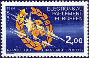  2ème élection au parlement Européen 17 juin 1984 