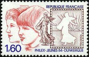  Philex-Jeunes 84 exposition philatélique de la jeunesse à Dunkerque 