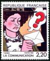 timbre N° 2512, La communication vue par Jacques Tardi