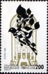 timbre N° 2516, La grande Synagogue de la rue de la victoire à Paris