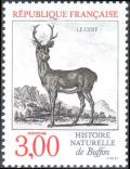 timbre N° 2540, Histoire naturelle de Buffon - Le cerf