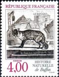 timbre N° 2541, Histoire naturelle de Buffon - Le renard