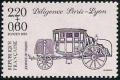 timbre N° 2578, Journée du timbre - Diligence Paris-Lyon